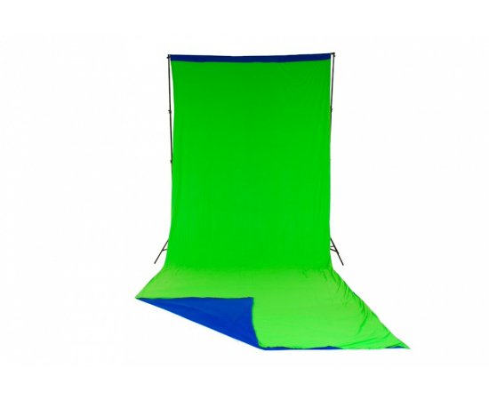 MANFROTTO Fundo de Tecido Reversível Verde/Azul Chromakey 3x7m