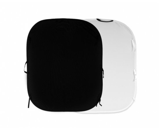 MANFROTTO Fundo de Tecido Dobrável Liso Preto/Branco 180x215cm