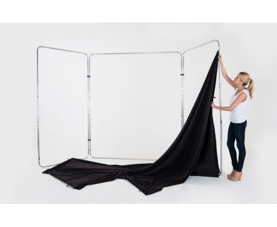 MANFROTTO Kit Fundo de Tecido Panorâmico Black - 230x400cm
