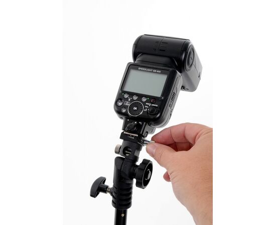MANFROTTO Mini Cabeça c/ Adaptador de Sombrinha p/ Flash Compacto