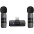 BOYA Microfone Lapela Duplo Wireless BY-V20 USB-C