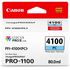 CANON Tinteiro Ciano Photo 80ml PFI-4100PC