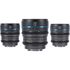 SIRUI Kit Nightwalker 24mm, 35mm, 55mm T1.2 S35 Sony E - Cinza