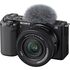 SONY Câmera Vlogging ZV-E10 + PZ 16-50mm f/3.5-5.6 OSS II