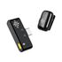 LUUCCO Microfone de Lapela Wireless MiniPods USB-C - Preto